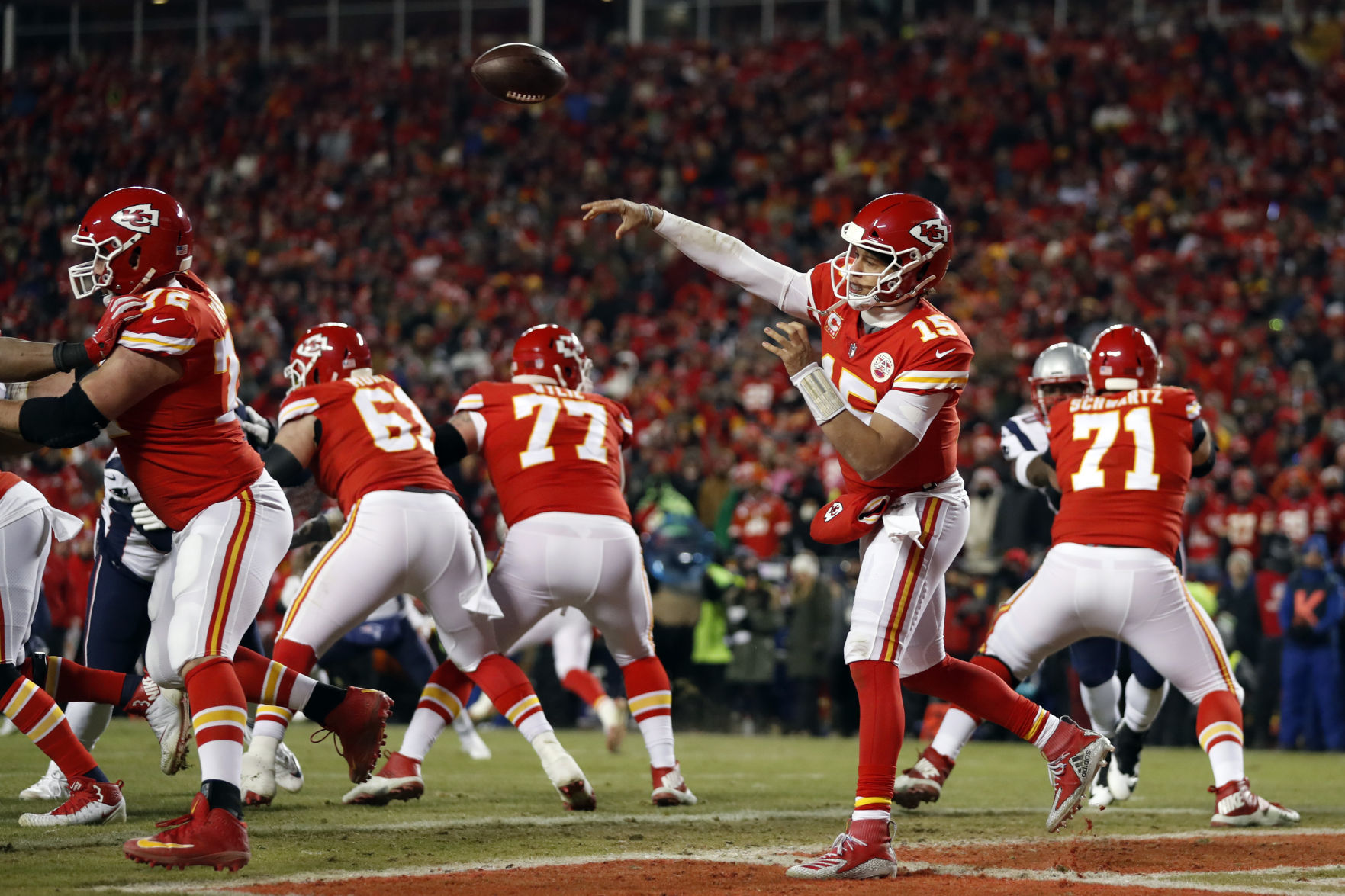 Patriots Chiefs Football